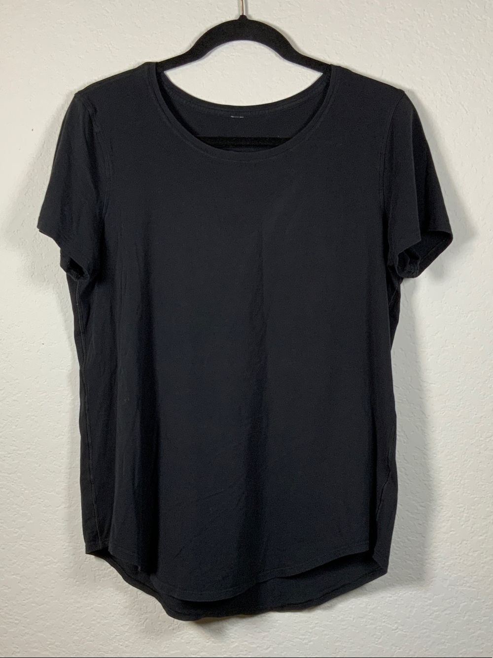 lululemon athletica Black Short Sleeve Crew Tee